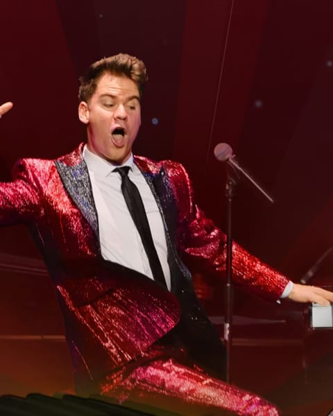 Jared Freiburg, tribute artist, as Jerry Lee Lewis
